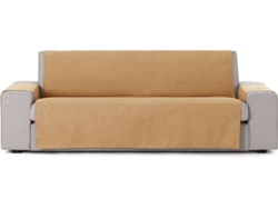 Funda de Sofá 4 Plazas EYSA Prática Premium Valeria Tejido Elástico (190 x 80 x 220 cm - Poliéster y Algodón - Mostaza)