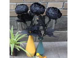 Flores de peonía artificiales (accesorios de fotografía para decoración de interiores)
