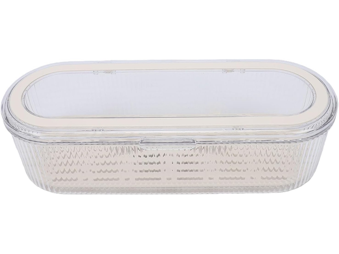 Soporte Para Brochas De Maquillaje Con Tapa Transparente, A Prueba De Polvo, Organizador De Brochas