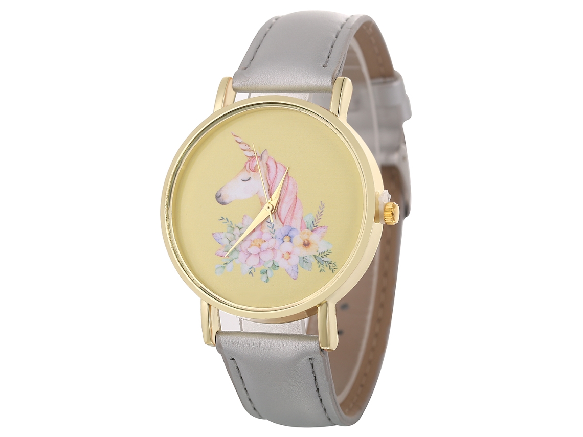 Reloj De Pulsera Redondo Analógico De Cuarzo De Aleación Gris, Estilo Casual De Lujo.