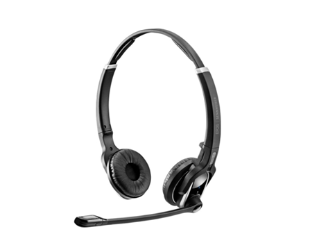 Auricular con cable para teléfonos de sobremesa con estación base y auricular monoaural EPOS Sennheiser Impact DW 30