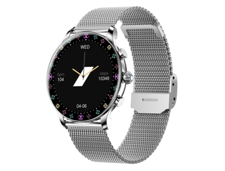 Smartwatch, Pantalla HD de 1.39 Pulgadas, Resistente al Agua IP67, Para iPhone y Android, Plata CHRONUS