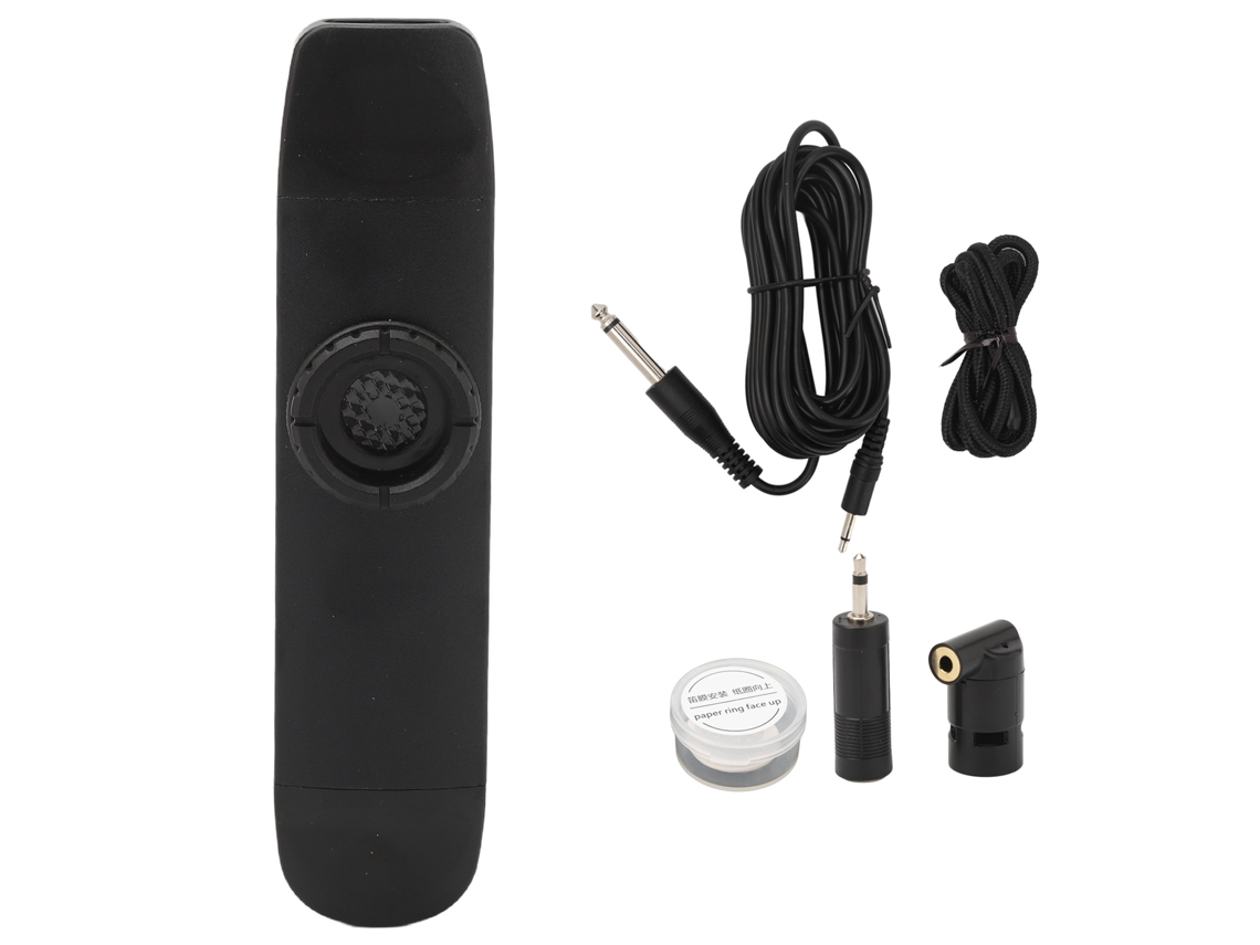 Kazoo Eléctrico De Doble Cabeza Negro Con Tonos Ajustables Para Amantes De La Música De Guitarra