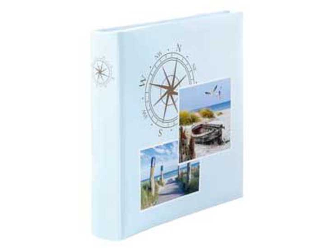 Pala unisex HAMA Álbum de fotos jumbo compass 30x30 cm 100 gins (Azul - Talla Única)