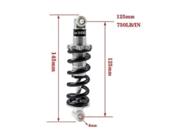 Amortiguador Trasero Para 47cc 49cc Super Minimoto Atv Quad Scooter Eléctrico Pocket Bike 100 125 150 1 Acero Tmqwag China