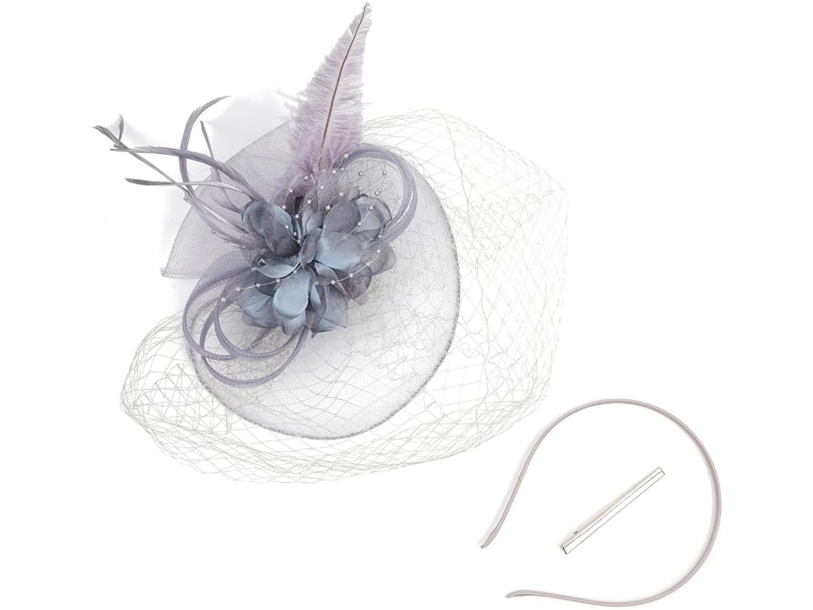 Tiara de estilo medieval de los años 20 con plumas y flores para mujer, cosplay y actuaciones. SFUSHOS