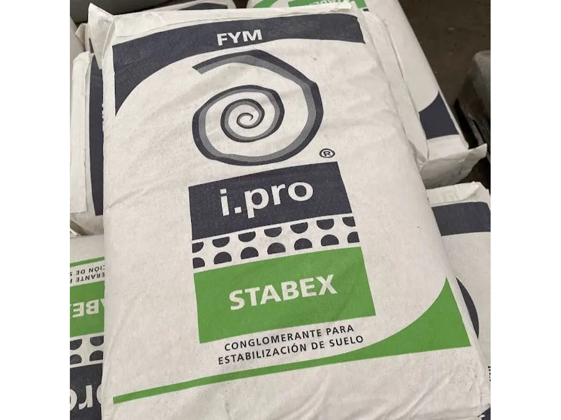 Stabex, Conglomerante Estabilizador Suelos Saco 25 Kg.