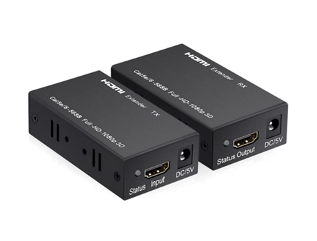 Adaptador 60 Metros de Extensíon Hdmi CHRONUS HDMI1211-Y25 Plata