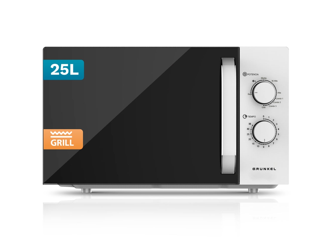 Microondas con grill Mwg 25grill 25l con 1000w Grunkel