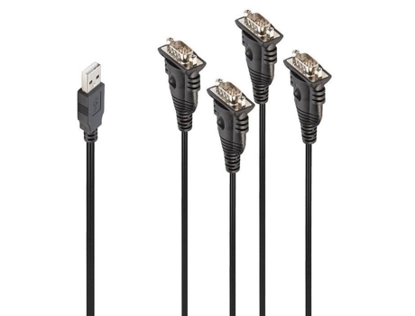 LINDY Cable Usb Usb-A Macho Enchufe Vga Macho 9 Polos 0 94 M Negro 42675