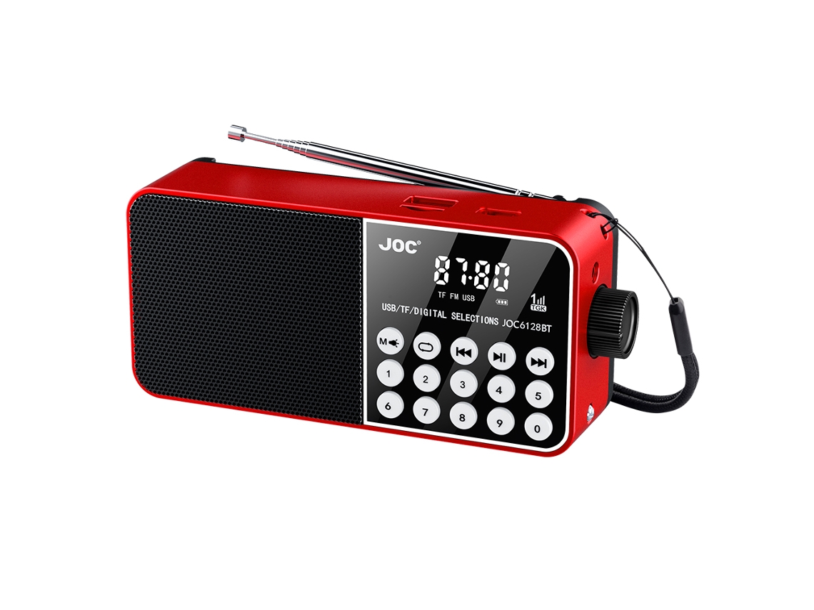 Radio portátil de bolsillo con FM/AM/SW, altavoz incorporado, batería recargable tipo CE, ideal para emergencias. Viewleaf