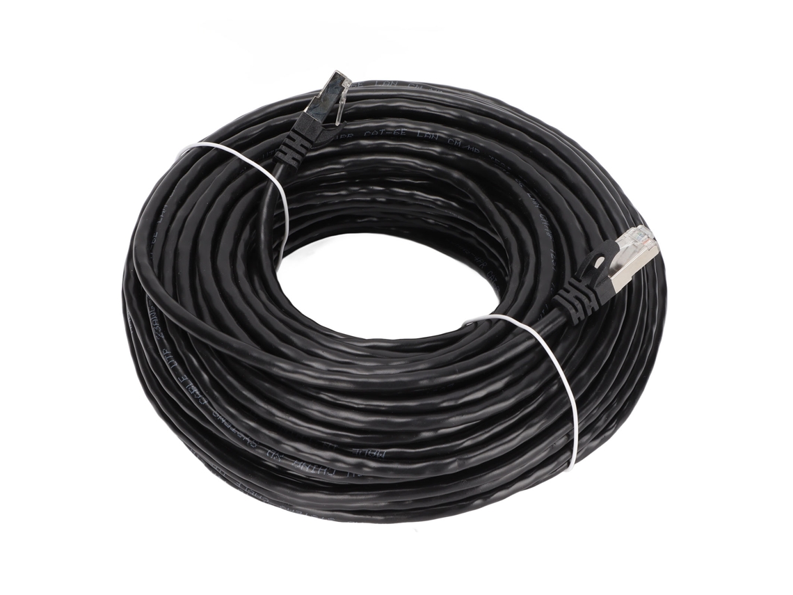 Cable Ethernet Cat 6 De 10 Gbps Con Blindaje Emi, Baja Pérdida De Retorno, 30 Metros Rj45
