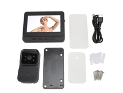 Sistema De Timbre De Video Con Pantalla Ips 4.3", Wifi 2.4ghz, Intercomunicación Bidireccional, 5mp Hd 24h, 6 Tonos