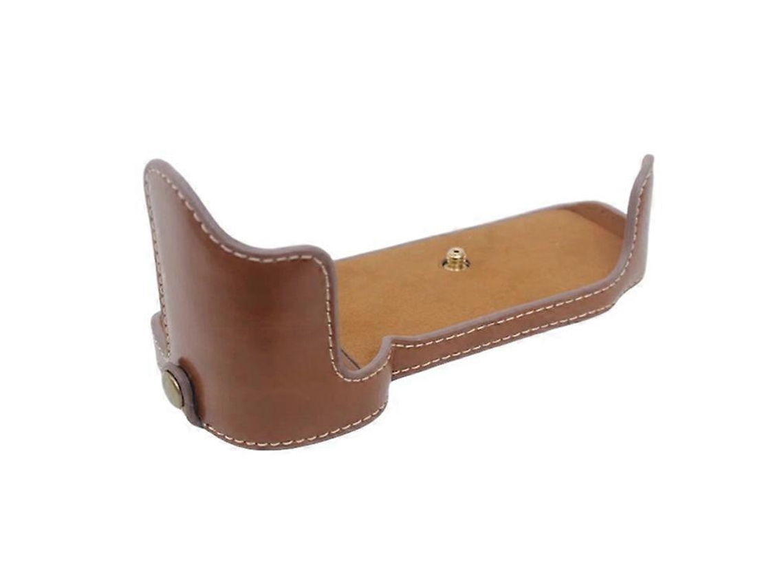 Estuche protector de piel sintética con ranura para batería compatible con Nikon D810/d800