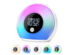 Despertador con altavoz Bluetooth, luz nocturna, 4 niveles de brillo RNEMITERY