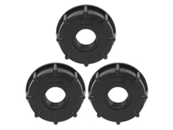 Conector De Tanque Ibc Adaptador De Drenaje Con Rosca Gruesa 3/4 Pulgada 60mm Diámetro Interno Plástico 3 Piezas