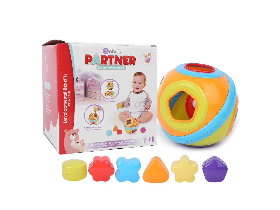 Bloque De Juguete Para Bebés, Formas Geométricas, Ensamblaje, Juguete Educativo Para La Primera Infancia, Juguete De Agarre N.° 313, Bola Redonda.