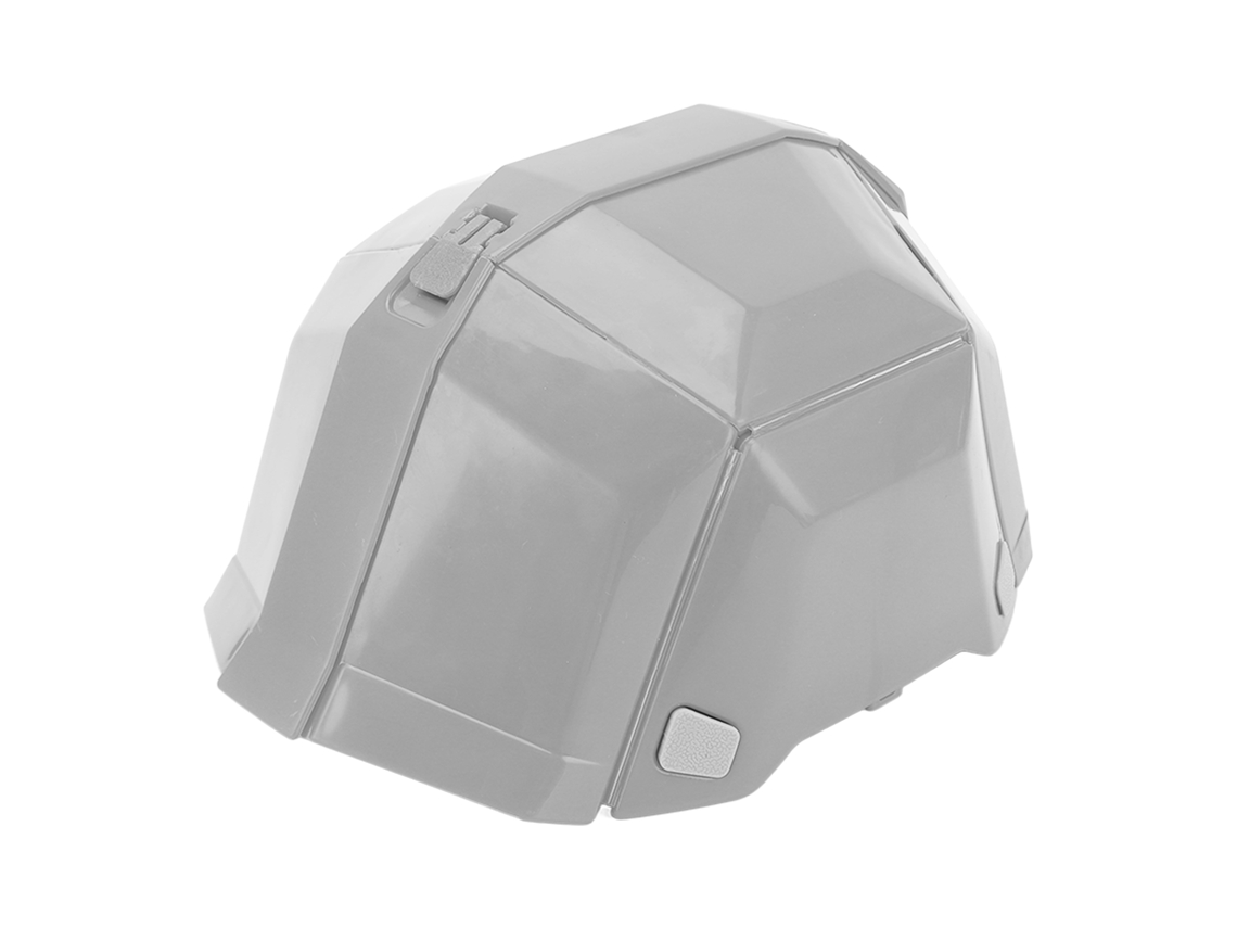Casco De Seguridad Plegable, Plástico De Alta Resistencia, Para Trabajo Y Deportes Al Aire Libre, Gris.