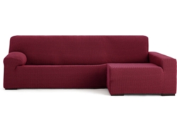 Funda de Chaise Longue Derecha EYSA Premium Jaz Tejido Multielástico (360 x 180 x 120 cm - Poliéster y Algodón - Burdeos)
