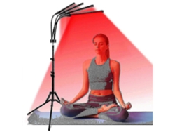 Lámpara de fototerapia de luz roja portátil con soporte, 660 nm 850 nm