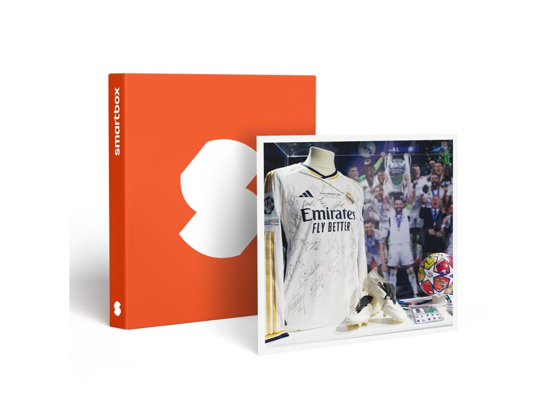 Caja Regalo Smartbox ¡solo para madridistas! 2 entradas de adulto para el Tour Oficial del Bernabéu, Museo y Vista Panorámica en temporada alta.
