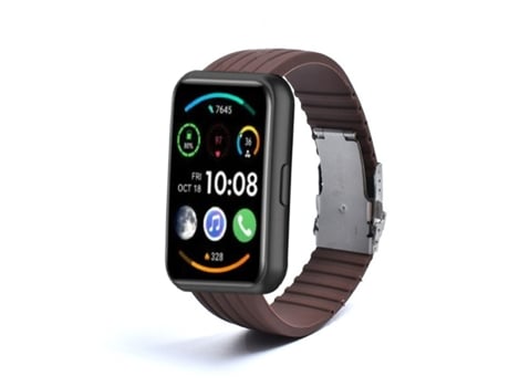 Correa Silicona Líquida para Huawei Watch Fit 2 Marrón