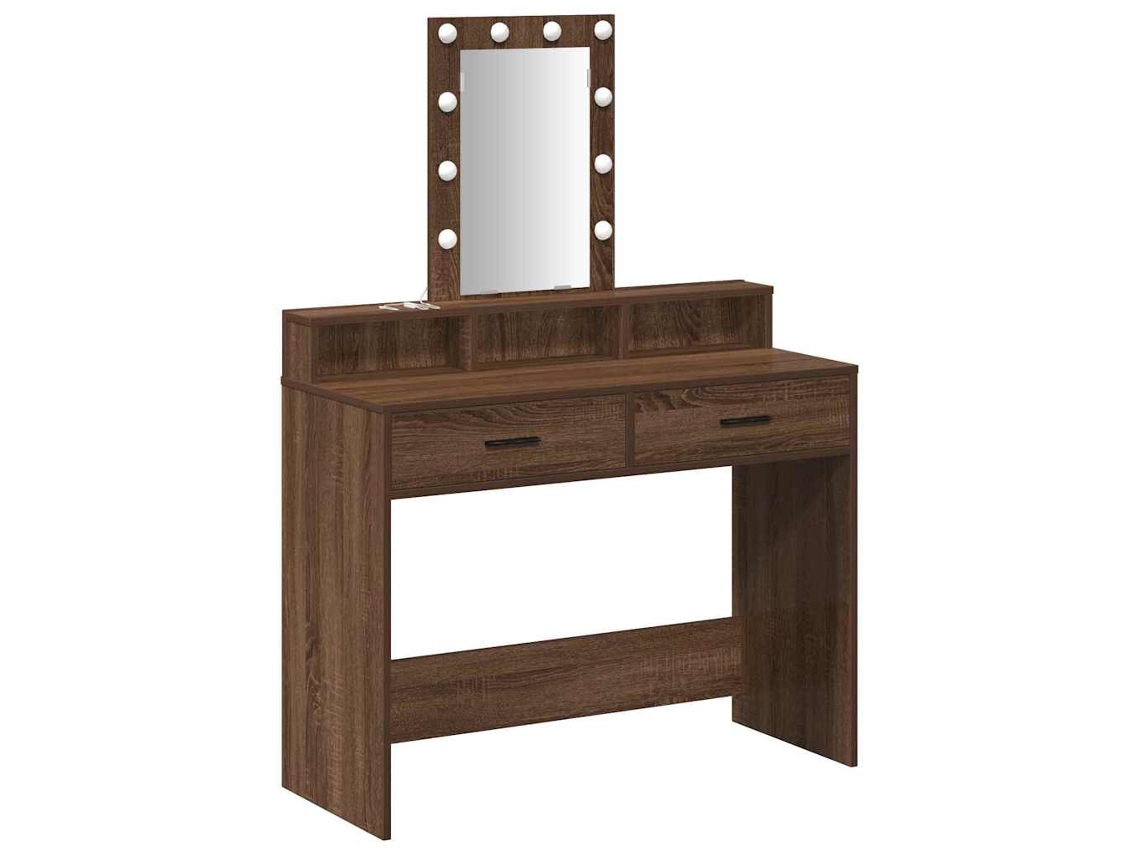 Tocador, Marrón, 100x41x140 cm, Madera Procesada, MAISON EXCLUSIVE