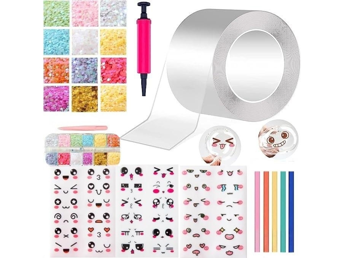 Juego de cintas para globos nano, decoración navideña con lentejuelas y cinta DIY Siurn