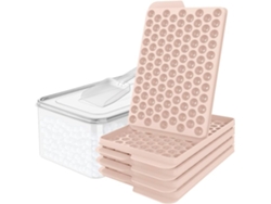 Mini Moldes Para Cubitos De Hielo: Cubitos De Hielo Pequeños De 1,4 Cm, Ideales Para Preparar Café Helado Y Cócteles (paquete De 4). Panoona
