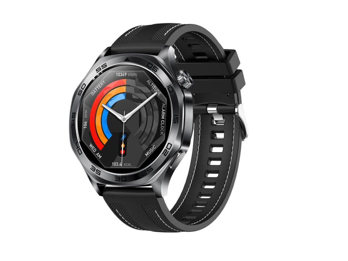 (negro + Correa De Ribete Negra) Reloj Inteligente, Compatible Con Presión Arterial/frecuencia Cardíaca/monitoreo De Deportes Y Salud