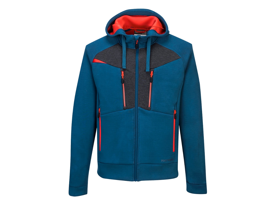Sudadera con capucha y cremallera Dx4 Ligereza y comodidad / Óxido / S Portwest