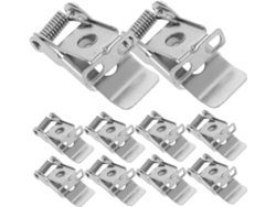 10 Lighting Paquete De 2 Clips De Resorte De Metal Para Iluminación Empotrada Y Focos