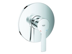 GROHE Linear Mezclador monomando de ducha, rosetón redondo, Color: cromado