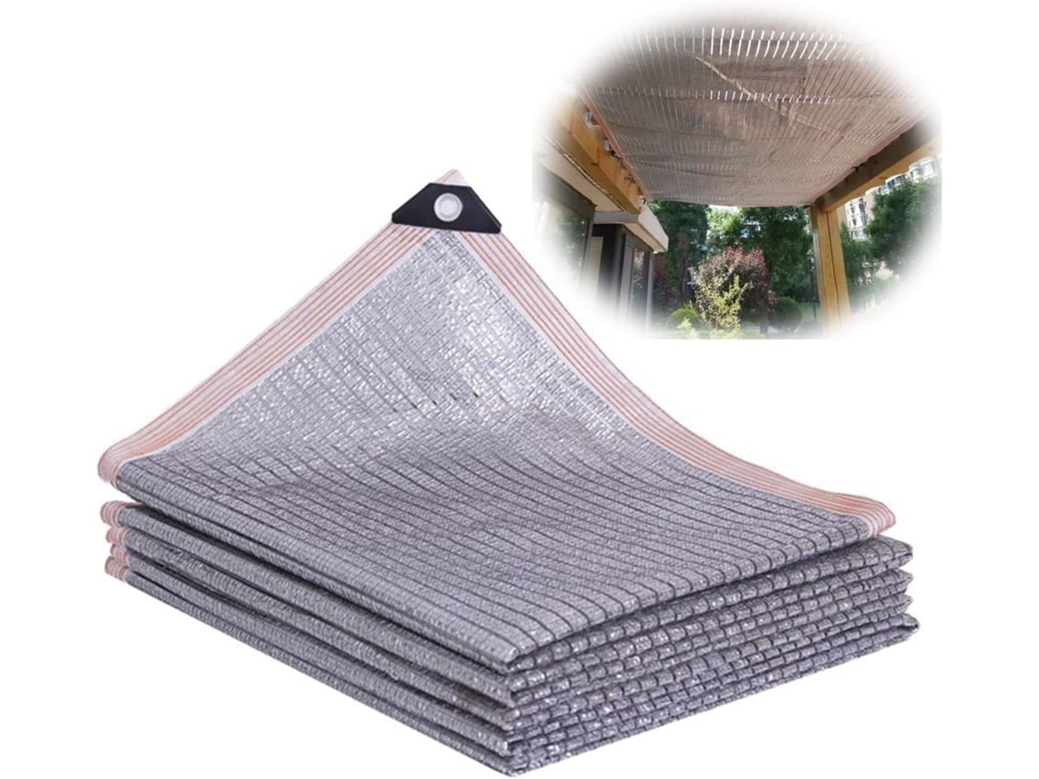 Malla De Sombra Resistente Aluminio Aluminet, Tela