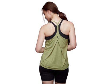 Camiseta sin Mangas de Mujer BLACK DIAMOND Sin Mangas Integrale Diamantes (XS)