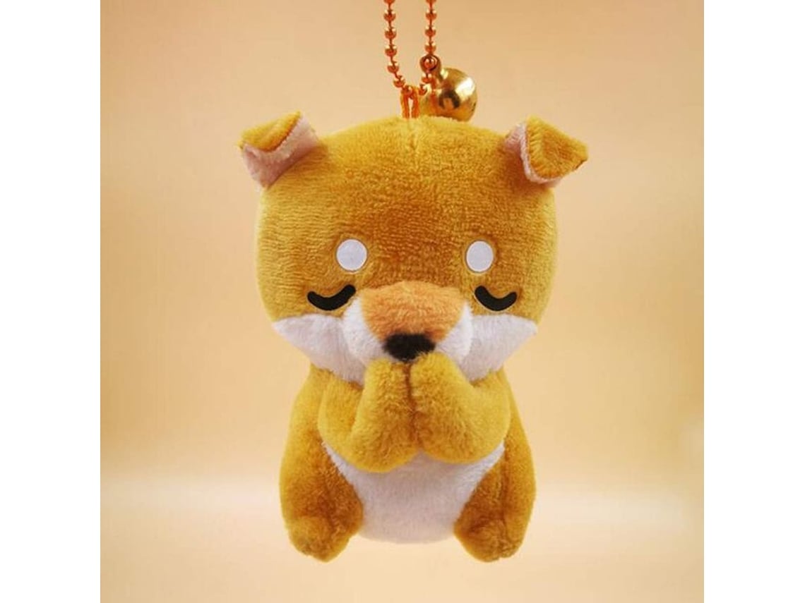 2026-40371-llavero De Perro Shiba Inu De Peluche Colgante Ornamentos Para Desear Cosas Buenas Pack De 5