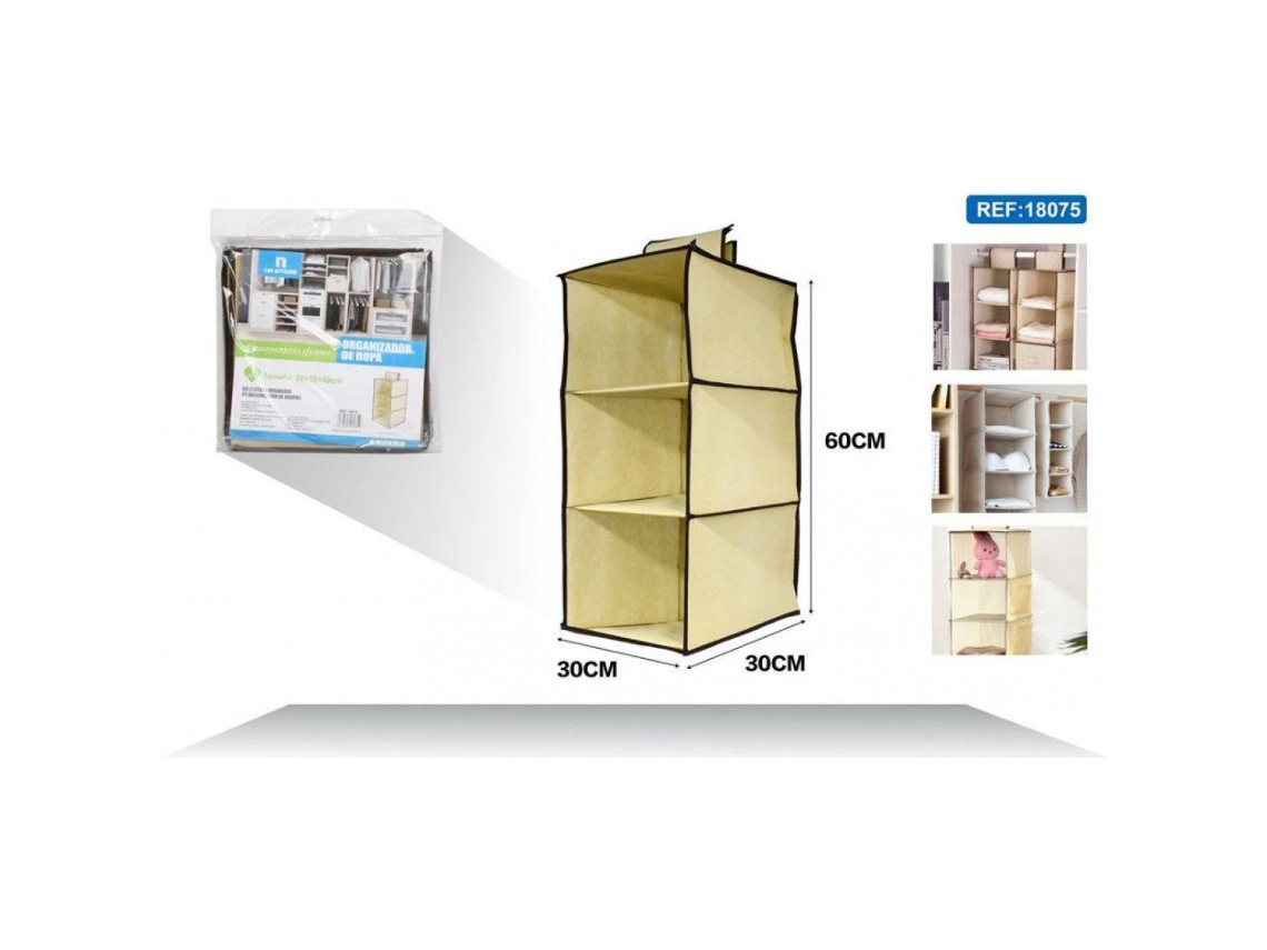 Organizador de tela plegable de 6 cubos para armario del hogar, estante que ahorra espacio, solución de almacenamiento, Org