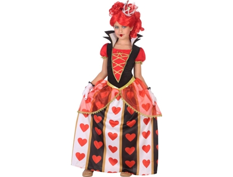 Disfraz de Niña DISFRAZZES Reina De Corazones (Talla: 10 a 12 años)