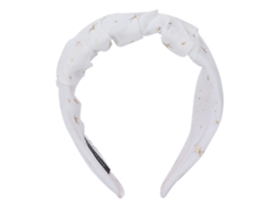 Diadema Simple Con Brillo Moda Para Fiestas Boda Regalo Cumpleaños Mujeres Niñas Blanco