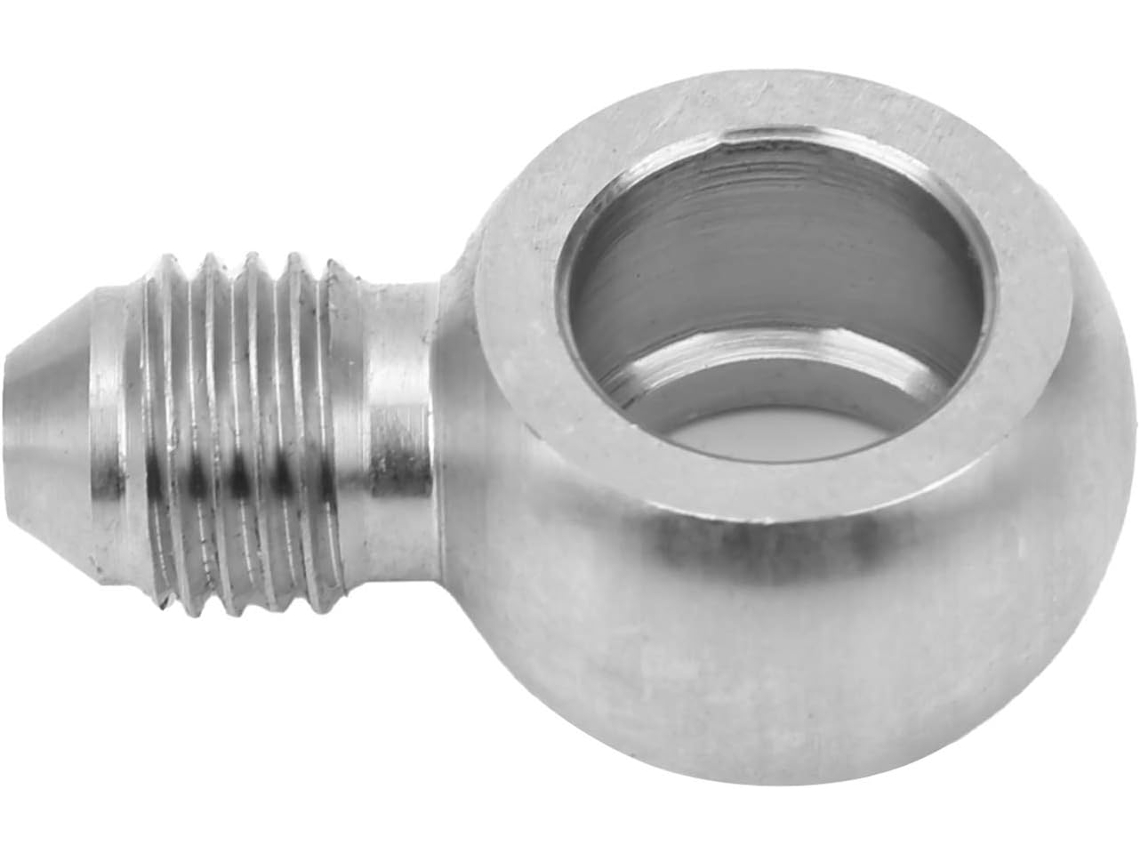 Adaptador An-4 De Acero Inoxidable, Conexión Duradera, Tornillos Banjo M12, Ojal Para Mecánicos.