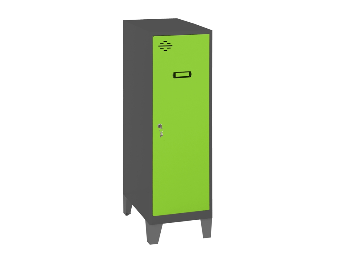 SimonClock Desm.Individual Mini 915X300X500+Patas Antracita/Verde SIMON RACK