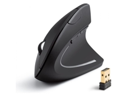 Ratón Vertical Inalámbrico Ergonómico De 2,4 Ghz Para Windows Y Mac Os Con Botones Laterales Y Selección De 1000/1600 Dpi.