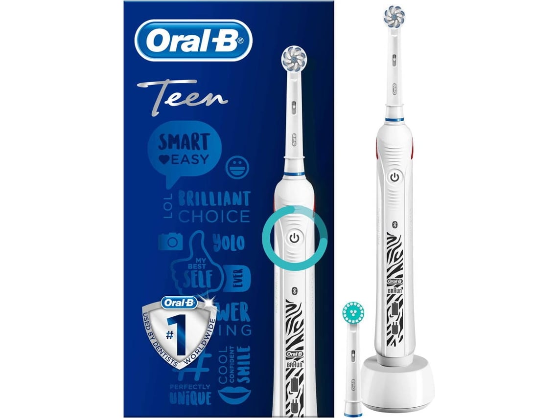 Cepillo Oralb Smartseries teen 3 modos cuidado cabezal recambio blanco dientes braun girls sensi ultrathin recargable dental 601 infantil d601 con mango 2