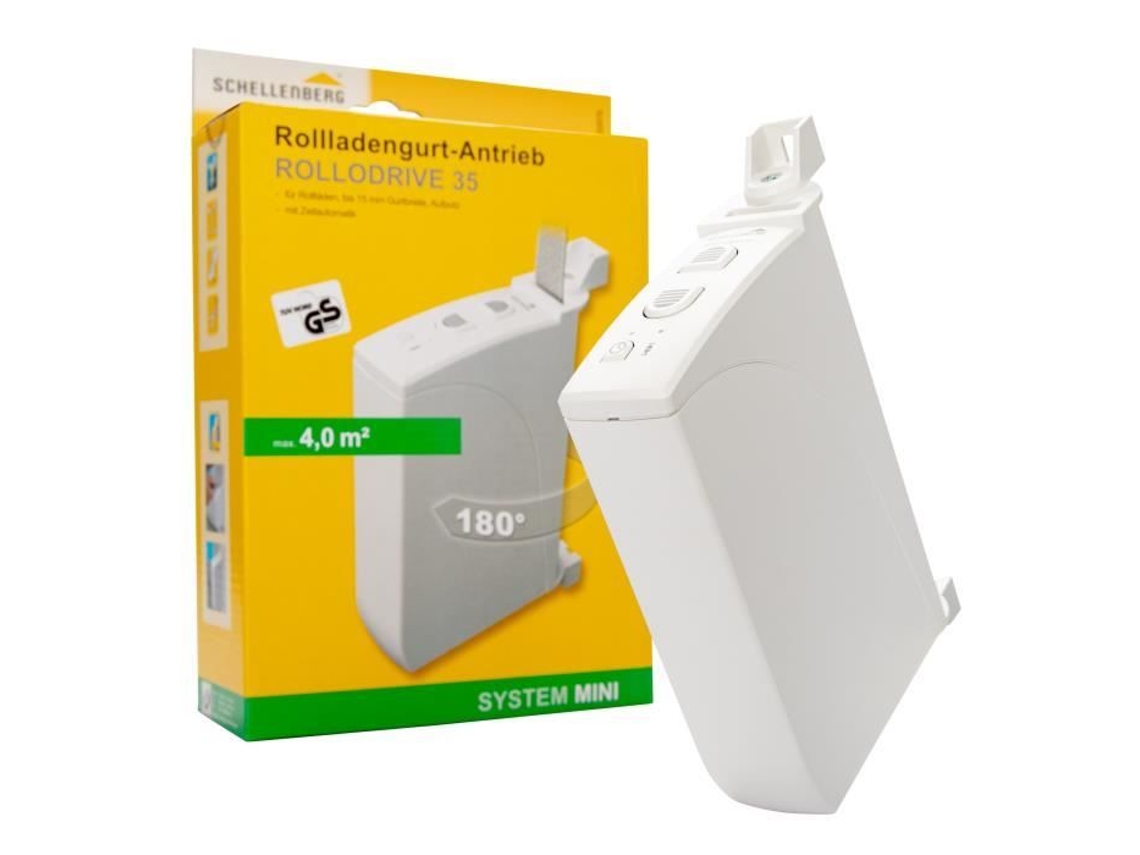22637 Rollodrive 35 Enrollador Eléctrico De Persiana, Fuerza De Tracción 12 Kg, Hasta 4 M², Para Su Schellenberg