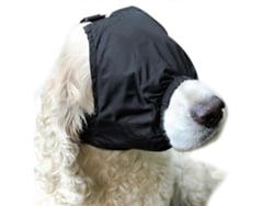 Máscara Ocular Para Perros Antiestrés, Collar De Sombra De Nylon Para Baño, Peluquería, Viajes En Coche Y Ansiedad S Negro