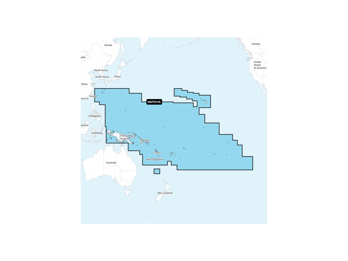Mapa de navegación + sd grande - Islas del Pacífico NAVIONICS