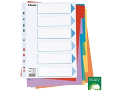 Separador ESSELTE 476840 (Multicolor - Cartón - A4)