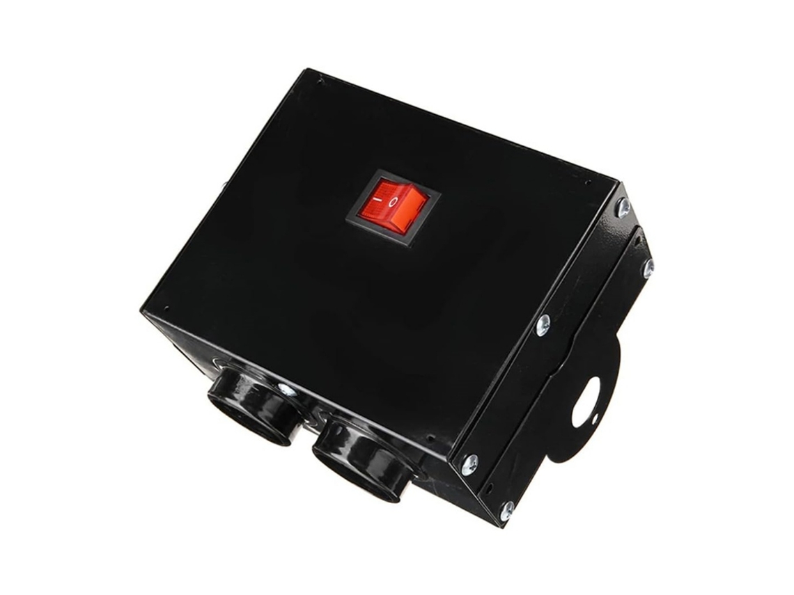 Calentador y descongelador eléctrico portátil para coche Eafc de 12 V, secador de parabrisas con 2 salidas, 600 W para vehículos, autocaravanas, SUV y camiones.