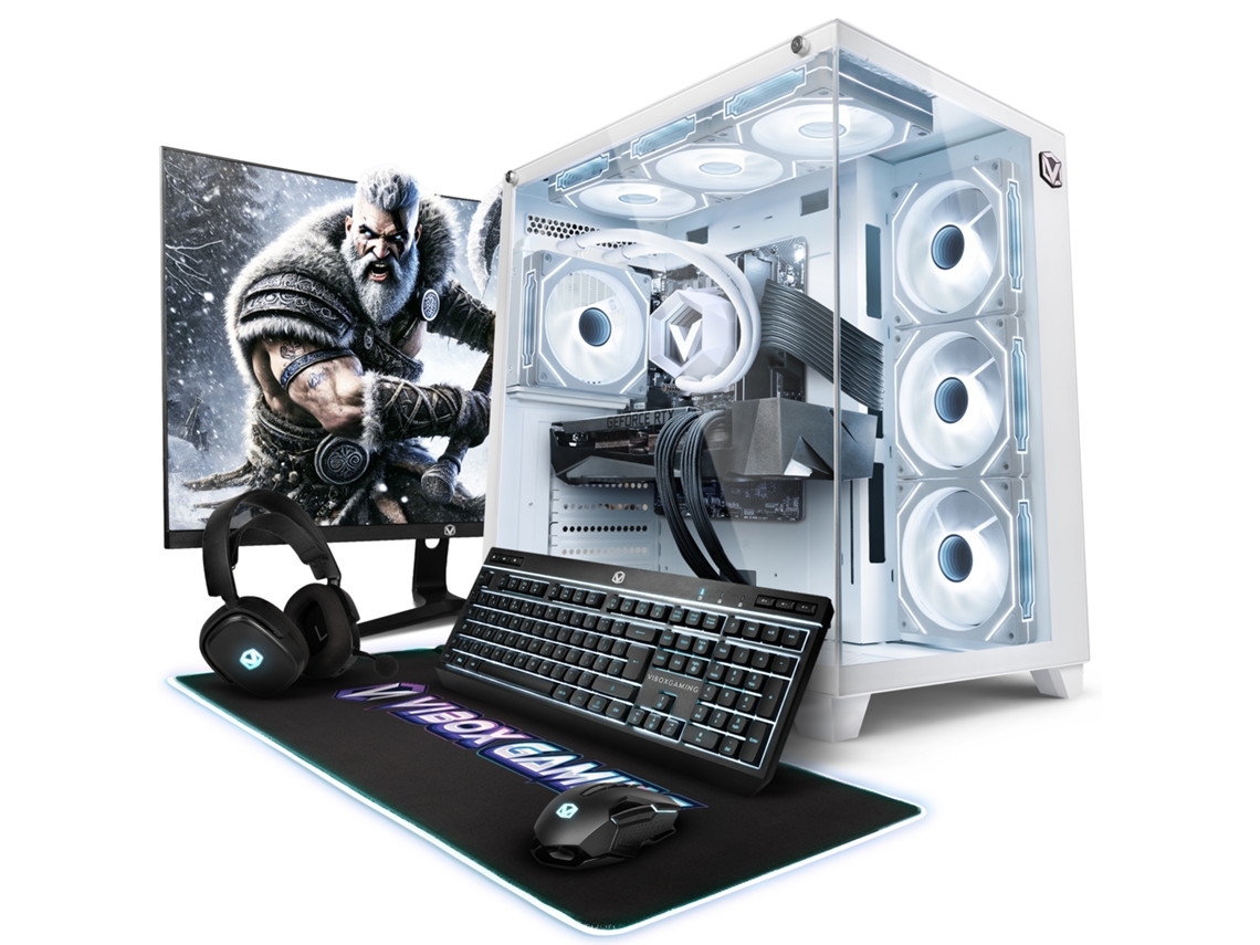 PC para juegos Vibox III-469 completa • I7 127kf 5. GHz • RTX 57 Ti 16 GB • 32 GB de RAM • 1 TB NVMe • Windows 11 • Wifi