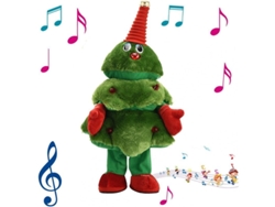 Muñeco Peluche De Árbol De Navidad Eléctrico Animado Con Led Y Cantante